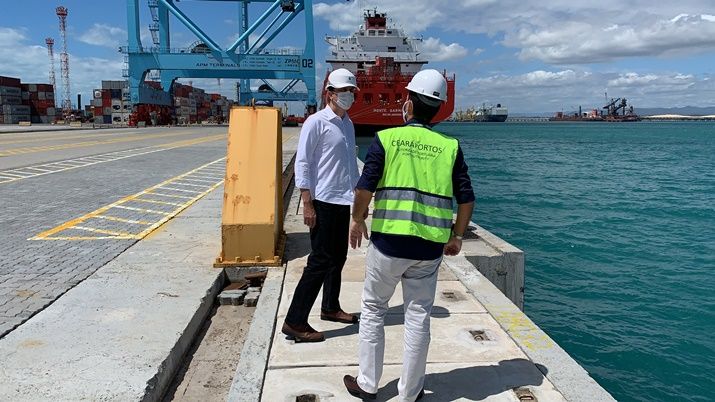 Com investimento de R$ 30 milhões, obras de ampliação do Porto do Pecém são iniciadas no estado do Ceará