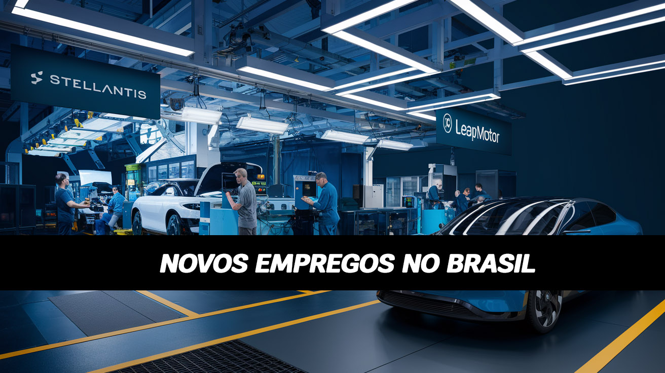 Stellantis contrata 1.500 no Brasil, lança Leapmotor e expande produção. Fiat segue líder e setor prevê alta de 5,6% em 2025.