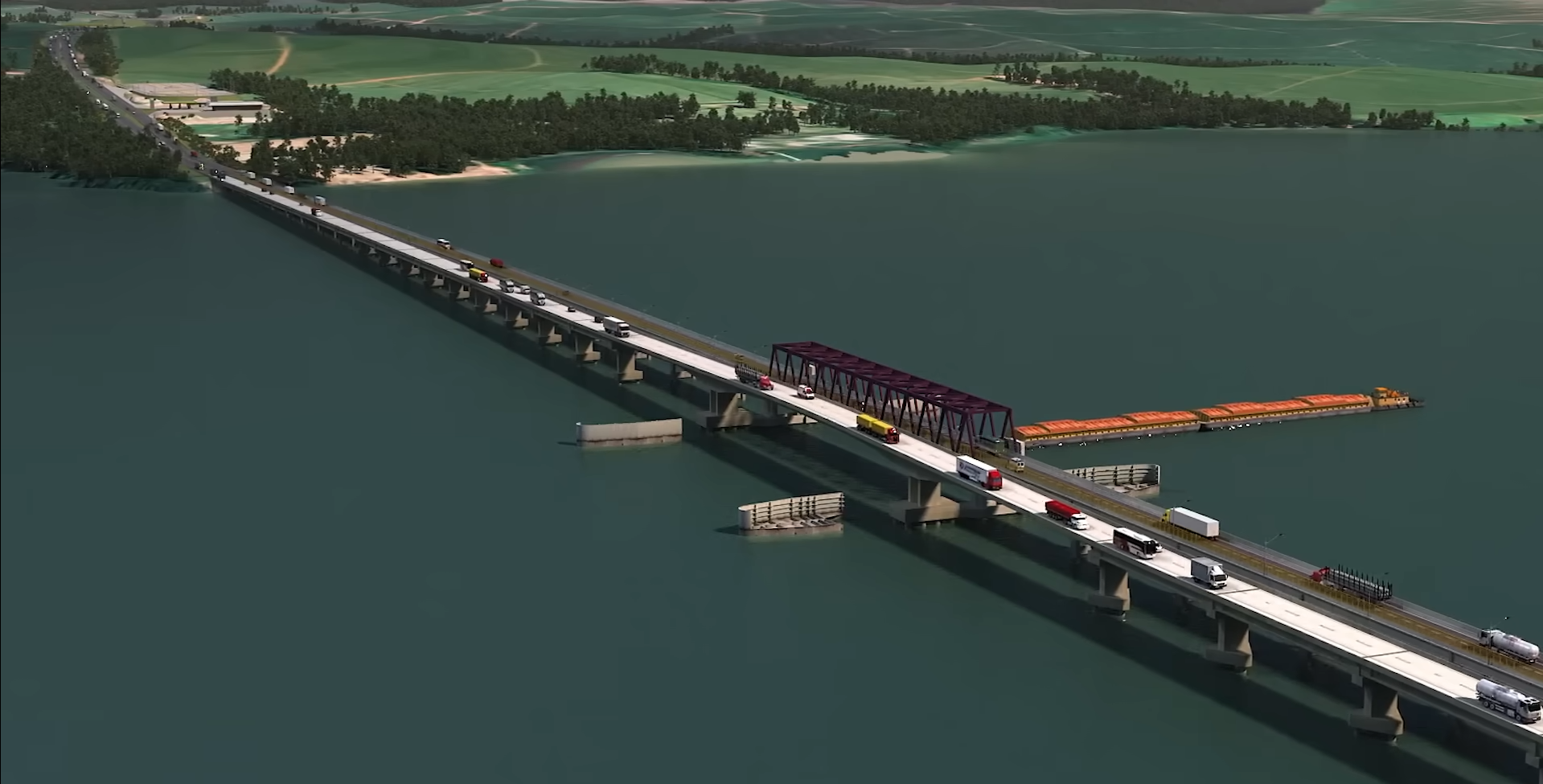 Ponte Engenheiro Gilberto Paim-Pamplona, a maior do estado de SP, impressiona por sua grandiosidade, superando a altura do Burj Khalifa!