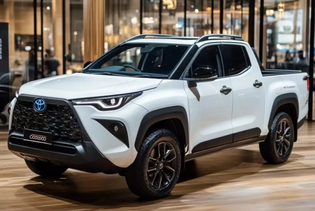 A Toyota Stout promete agitar o mercado de picapes no Brasil com inovações tecnológicas e motorização híbrida. (Foto Projeção: Motor Zoom)