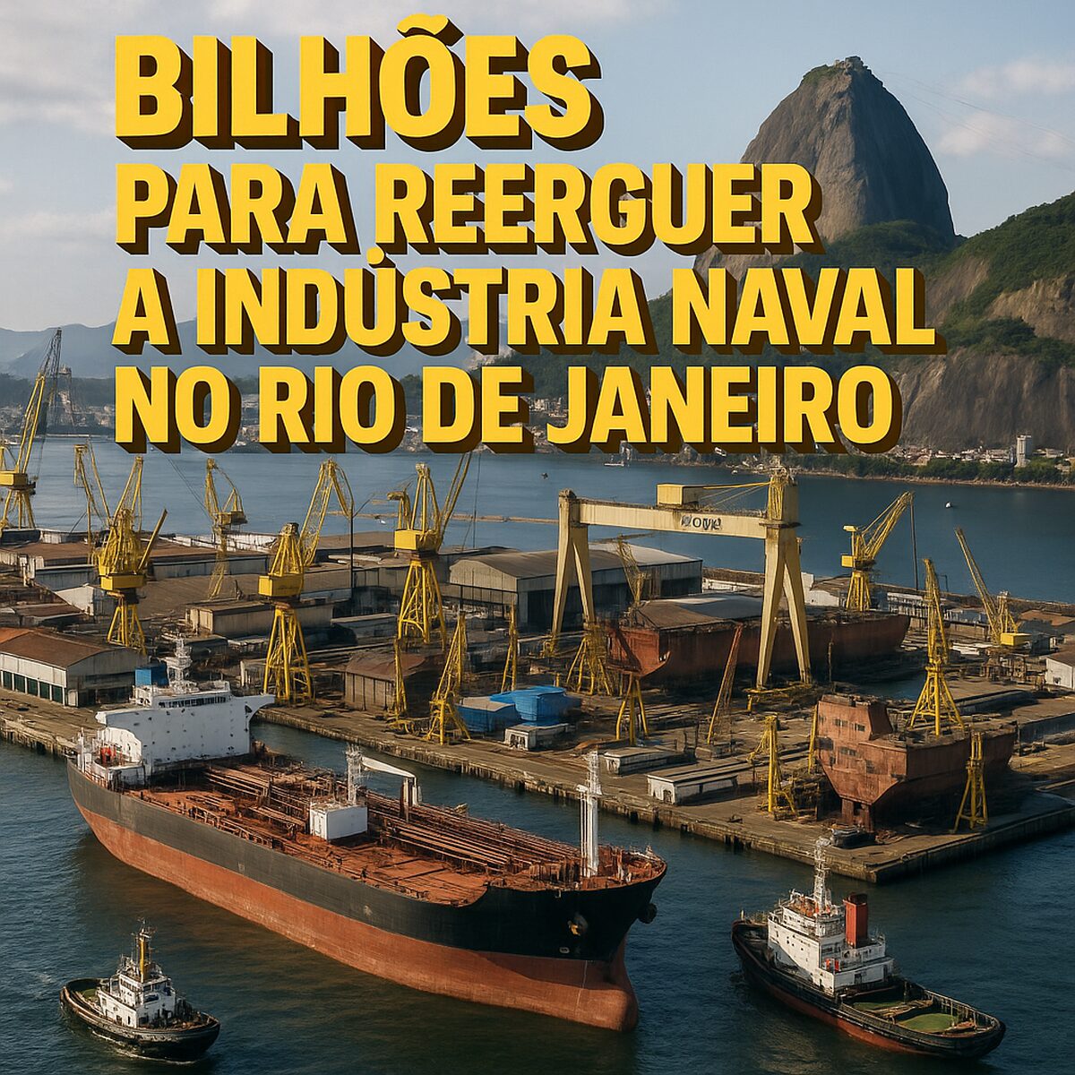 Bilhões para reerguer a indústria naval no Rio de Janeiro com investimentos do Fundo da Marinha Mercante