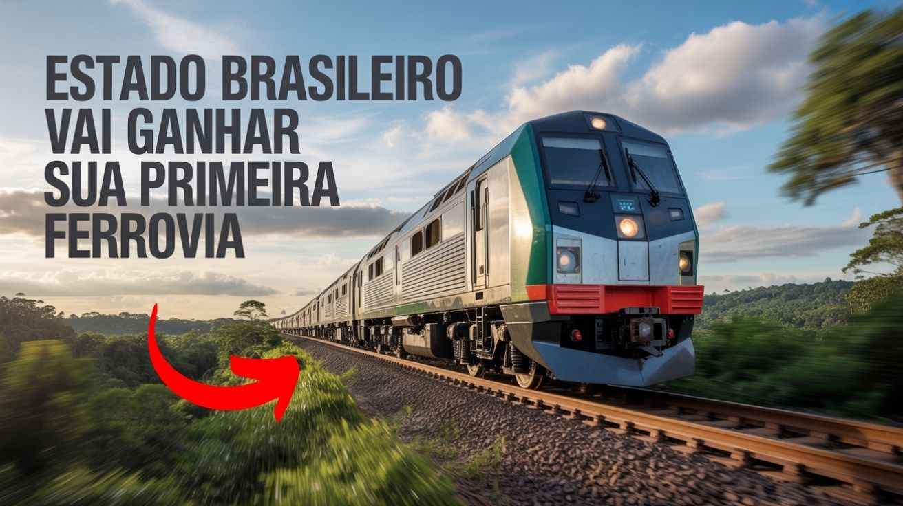 A primeira ferrovia do Acre deve começar neste ano, conectando o estado ao comércio global e revolucionando a economia local e ambiental.