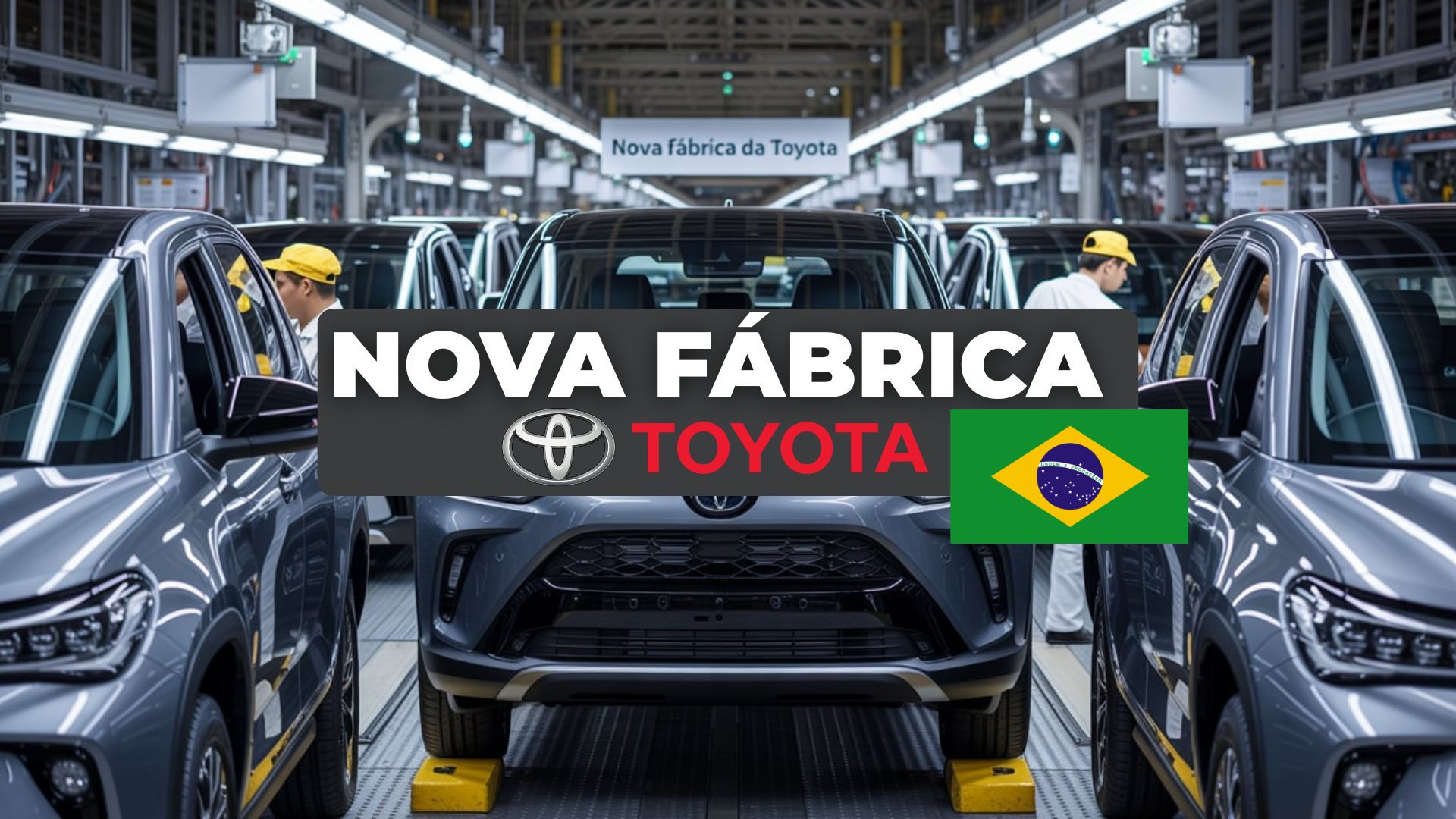 Toyota anuncia fábrica do futuro em Sorocaba com robôs, pintura sem água, produção de 260 mil veículos e 2 mil empregos.