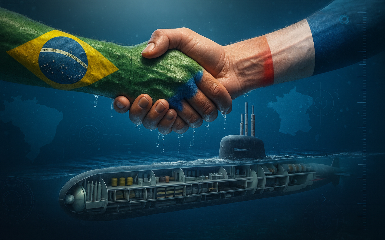 Sem licitação, Brasil fecha acordos de cerca de R$ 3,17 bilhões com empresa francesa para destravar o submarino nuclear Álvaro Alberto