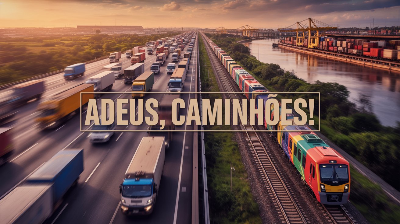 Ferrovia Ramal Serra Azul vai retirar 5 mil carretas por dia da BR-381, encurtar rotas e reduzir emissões. Obras começam em 2027.