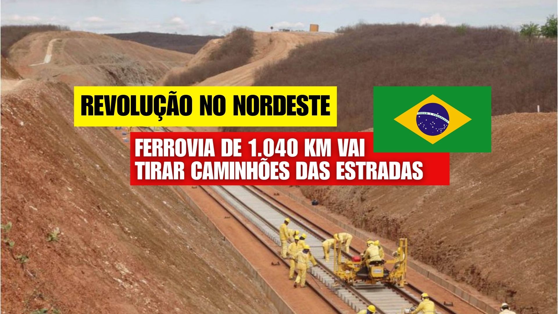 A Transnordestina avança com 75% concluída, bilhões em investimentos e promessa de transformar o Nordeste em potência logística.