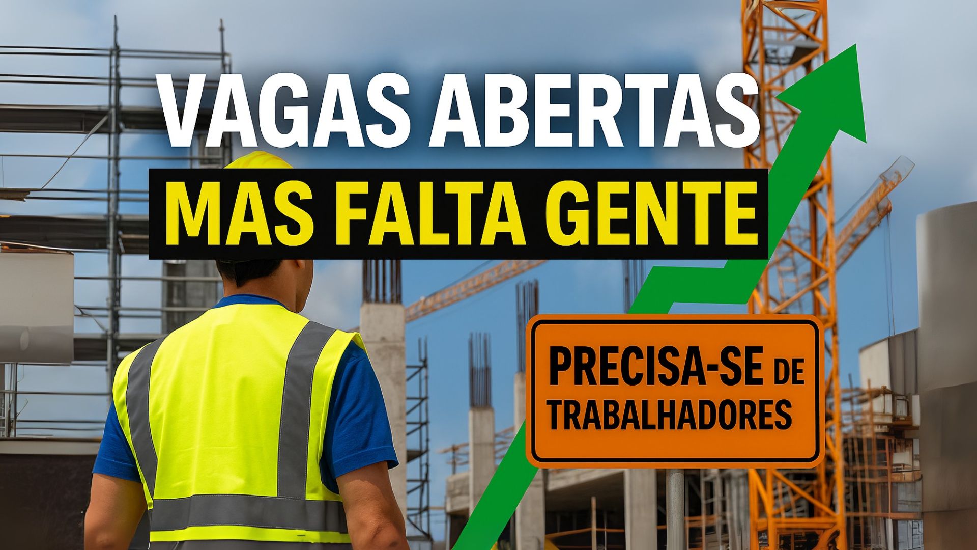 Setor da construção cresce acima do PIB e abre milhares de vagas até 2027. Veja cursos gratuitos e pagos que garantem emprego.