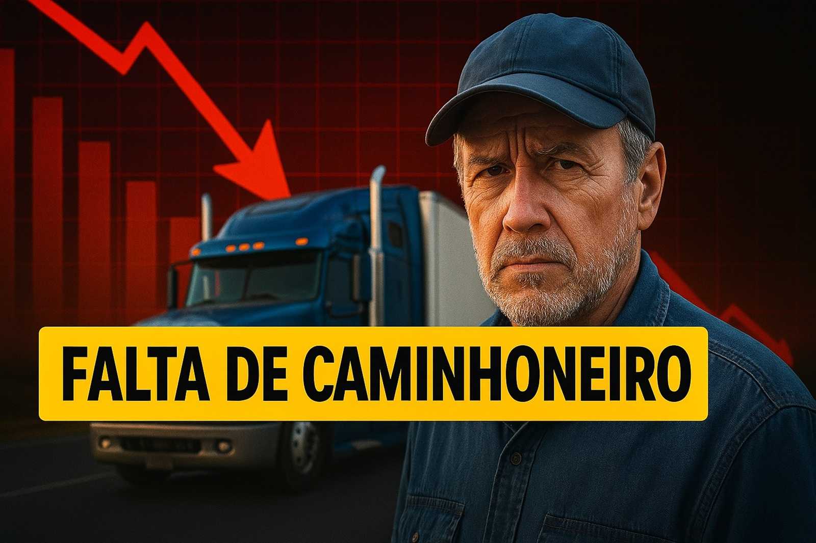 Escassez de caminhoneiros preocupa o Brasil: frota cresce, mas reposição falha. Envelhecimento ameaça logística que transporta 62% de toda a produção nacional