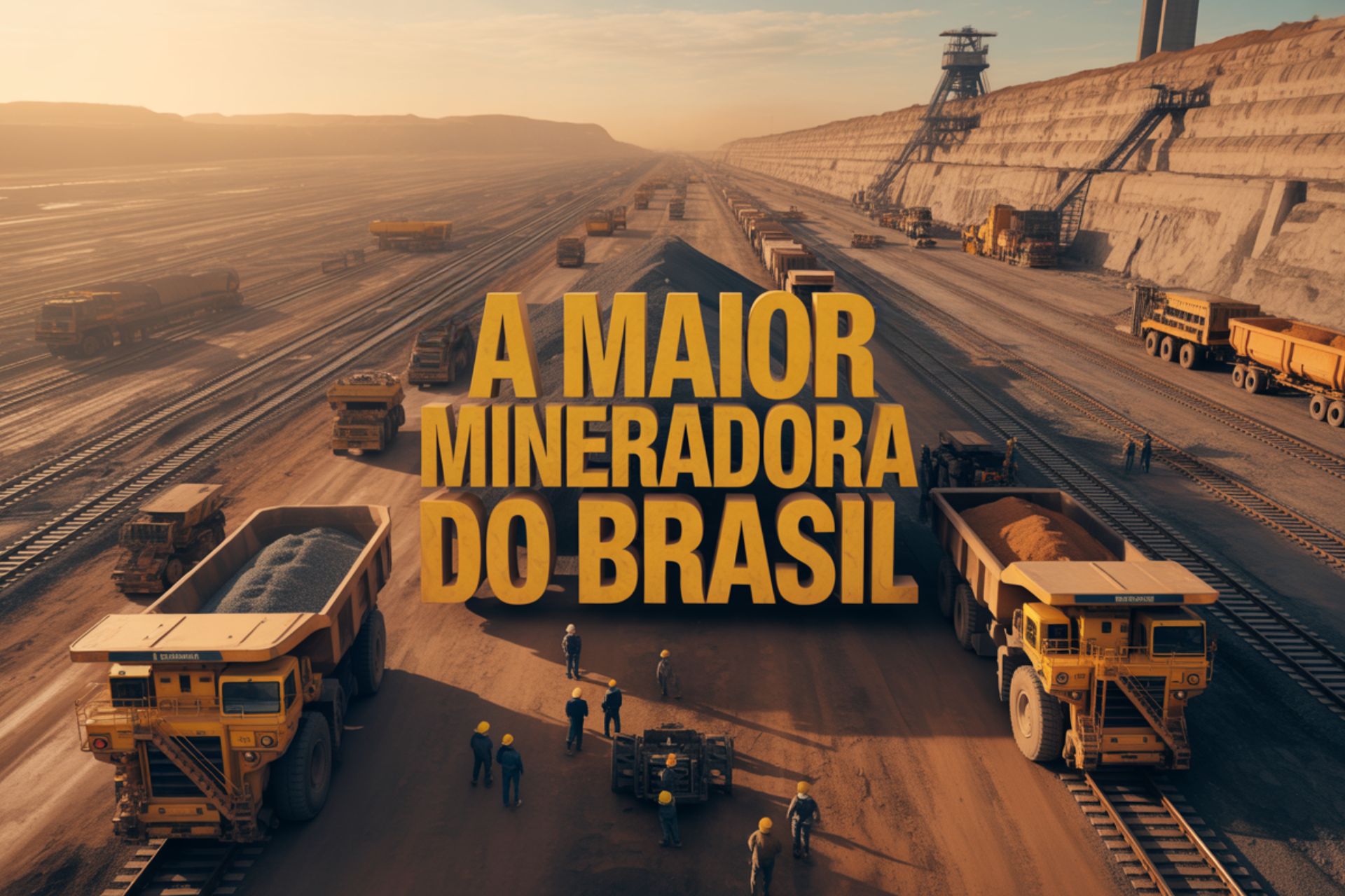 Com mais de 8 mil km de ferrovias, 320 milhões de toneladas de minério por ano e 120 mil trabalhadores, a maior mineradora do Brasil opera como uma cidade subterrânea e move a economia nacional