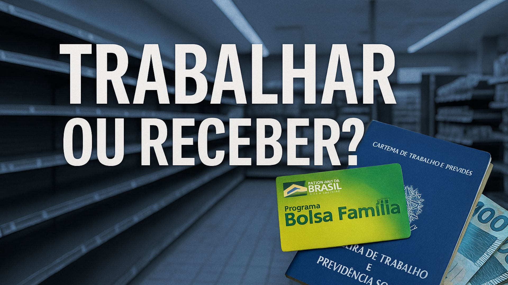 Estudo da FGV aponta que o Bolsa Família pode reduzir a oferta de trabalho formal, afetando comércio e serviços no Brasil.