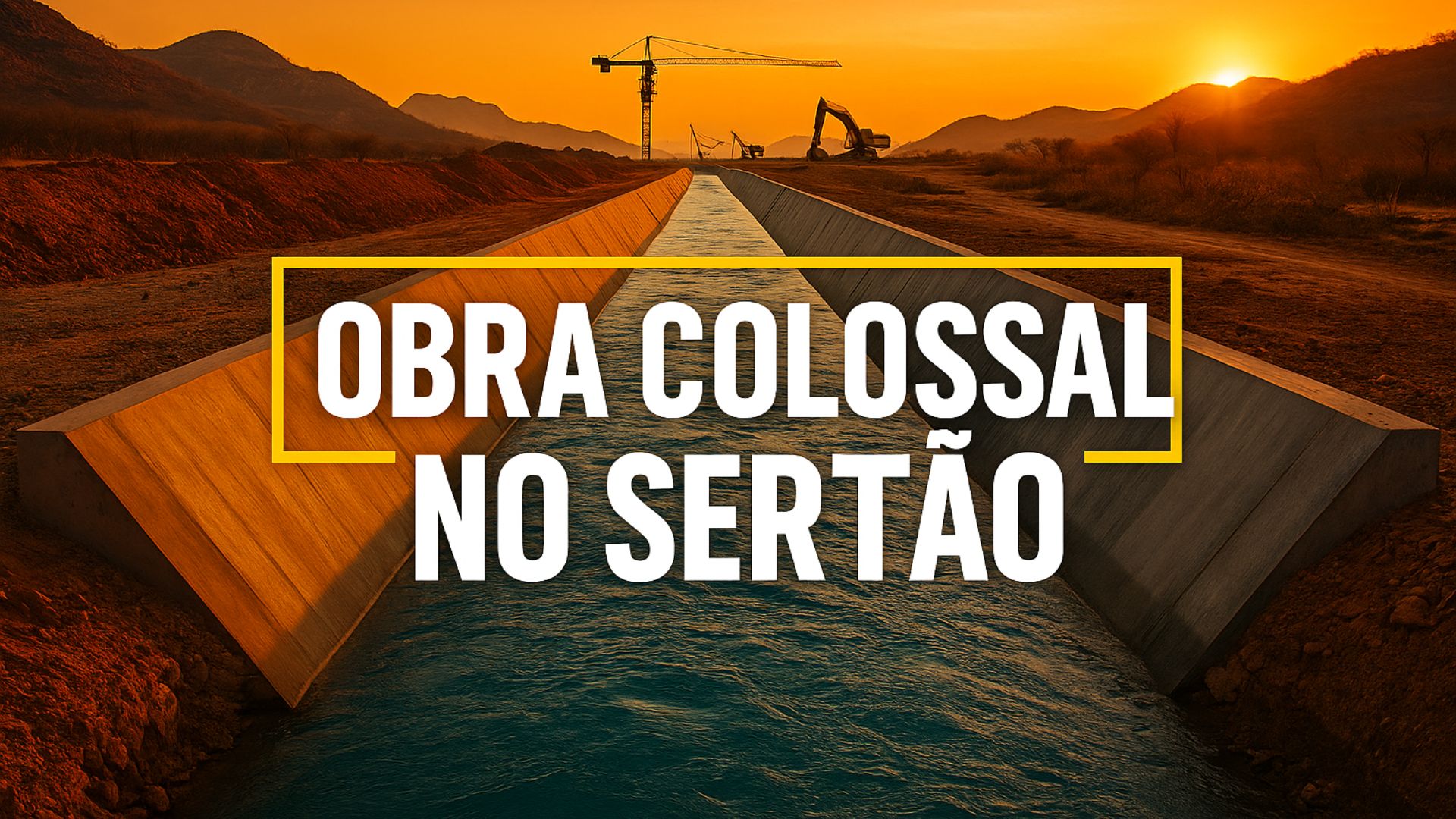Obra monumental no Ceará promete levar água do São Francisco ao semiárido com canal de 34 km e tecnologia de ponta.
