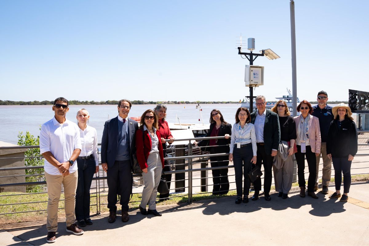 A Usina do Gasômetro em Porto Alegre recebeu uma estação que passou por readequação para atender aos padrões exigidos pela Rede Hidrometeorológica Nacional (RHN), coordenada pela ANA