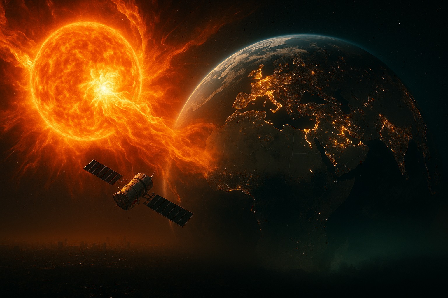 Supertempestade solar, Tempestade solar, Satélites