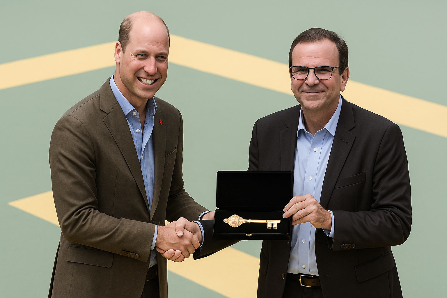 Príncipe William recebe as chaves do Rio de Janeiro das mãos do prefeito Eduardo Paes em cerimônia no Pão de Açúcar, destacando a agenda ambiental e de segurança.