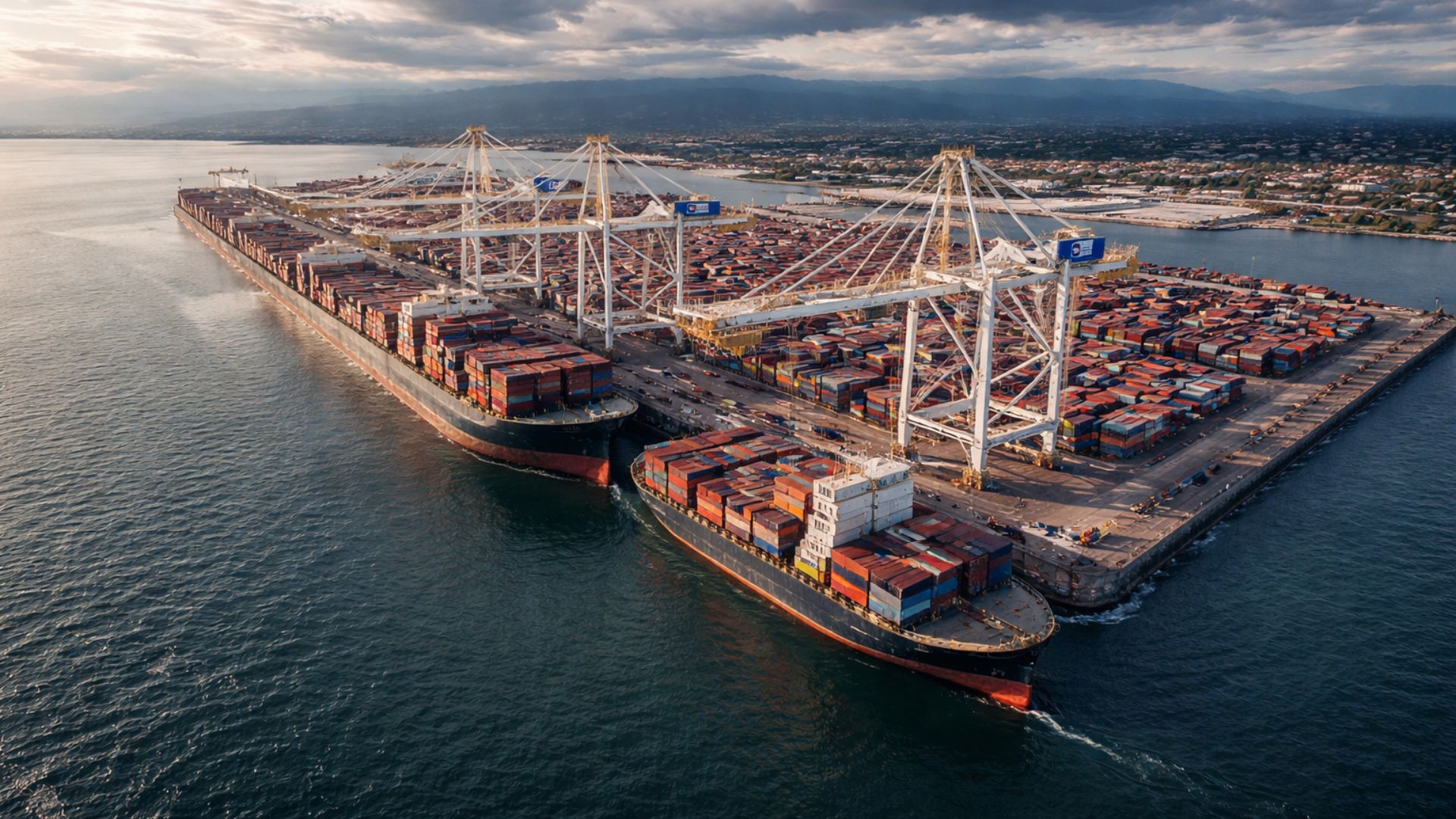 Canadá autoriza megaterminal no Porto de Vancouver com ilha artificial no mar, três berços de atracação e capacidade extra de 2,4 milhões de TEUs por ano.