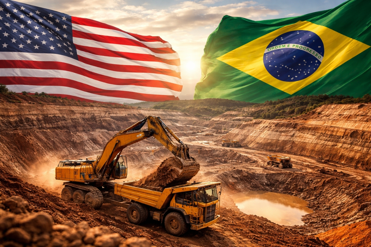 US$ 565 milhões dos EUA no Brasil expõem novo jogo de influência e levantam alerta sobre controle estrangeiro em terras raras estratégicas