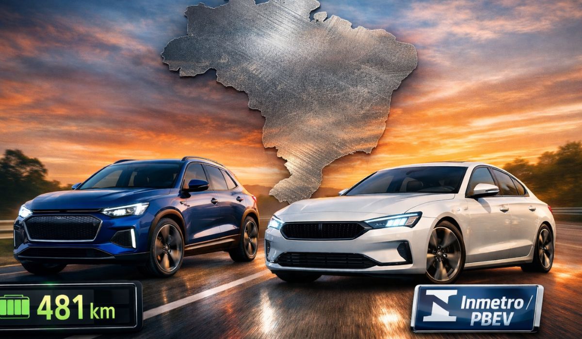 Ranking 2026: os 10 carros elétricos com maior autonomia no Brasil, segundo o Inmetro (PBEV), com consumo MJ/km e preços das versões líderes.
