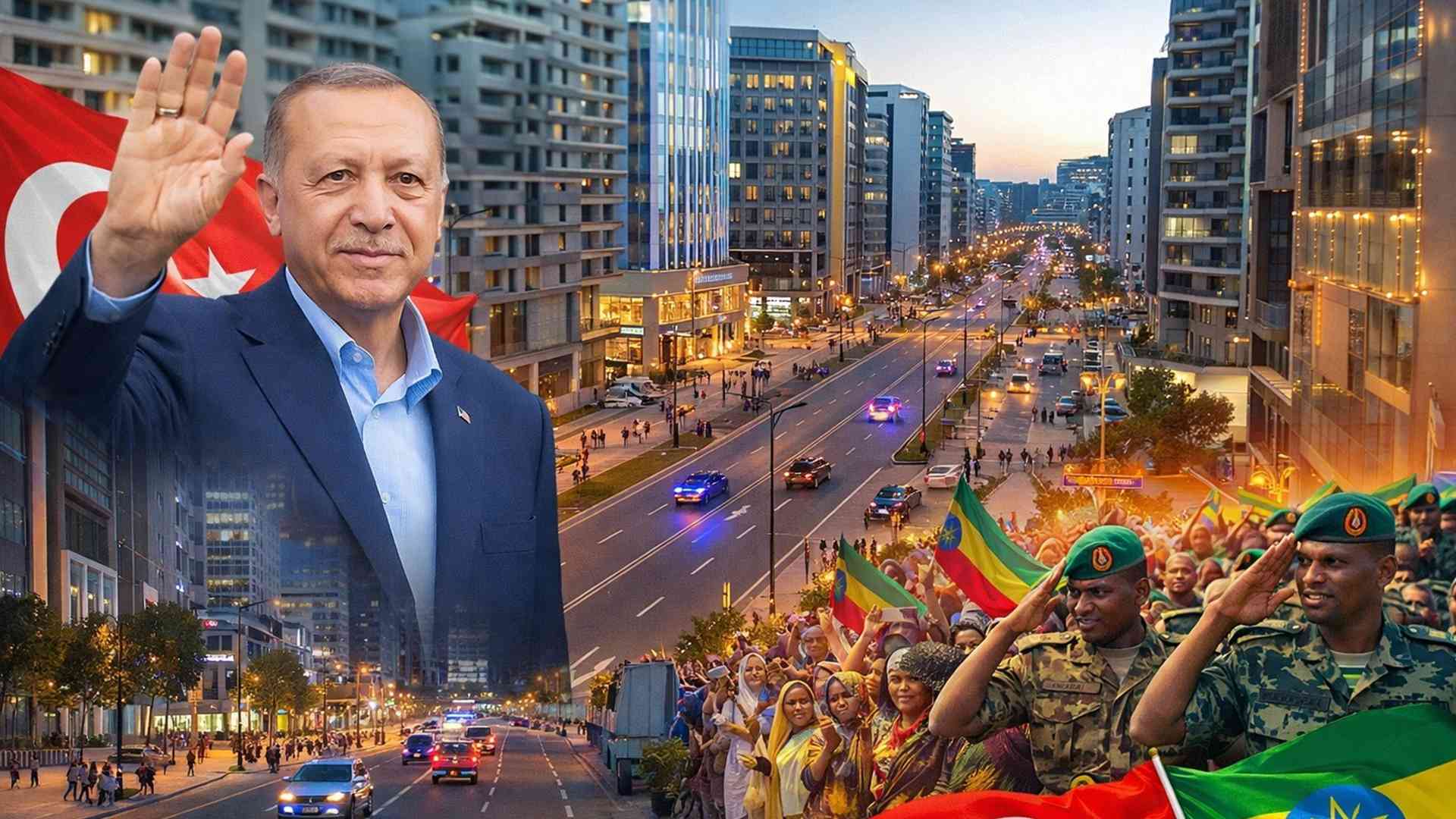Visita de Erdogan à Etiópia viraliza após vídeos de Addis Ababa e gera comparações com capitais brasileiras nas redes sociais.