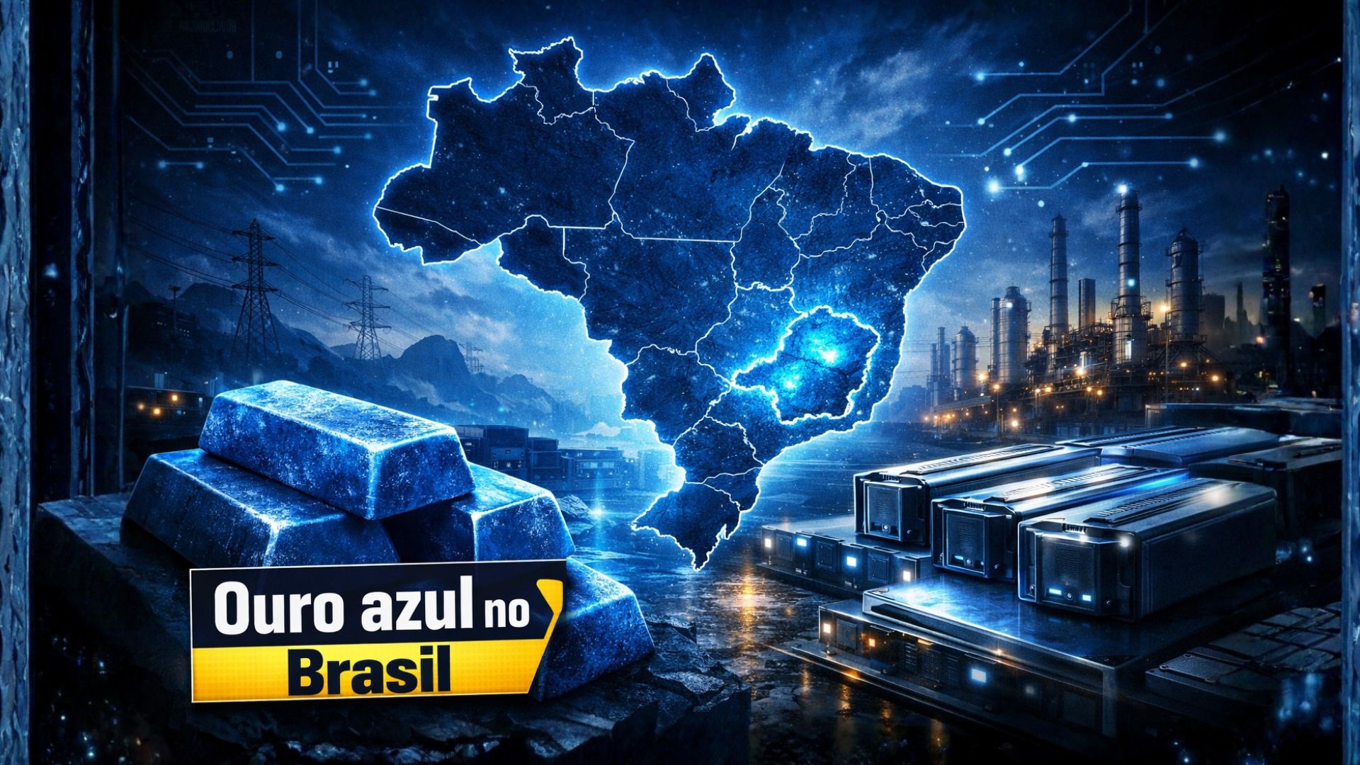 Brasil avança em projetos de cobalto para baterias, atrai capital estrangeiro e entra no debate global sobre minerais críticos.