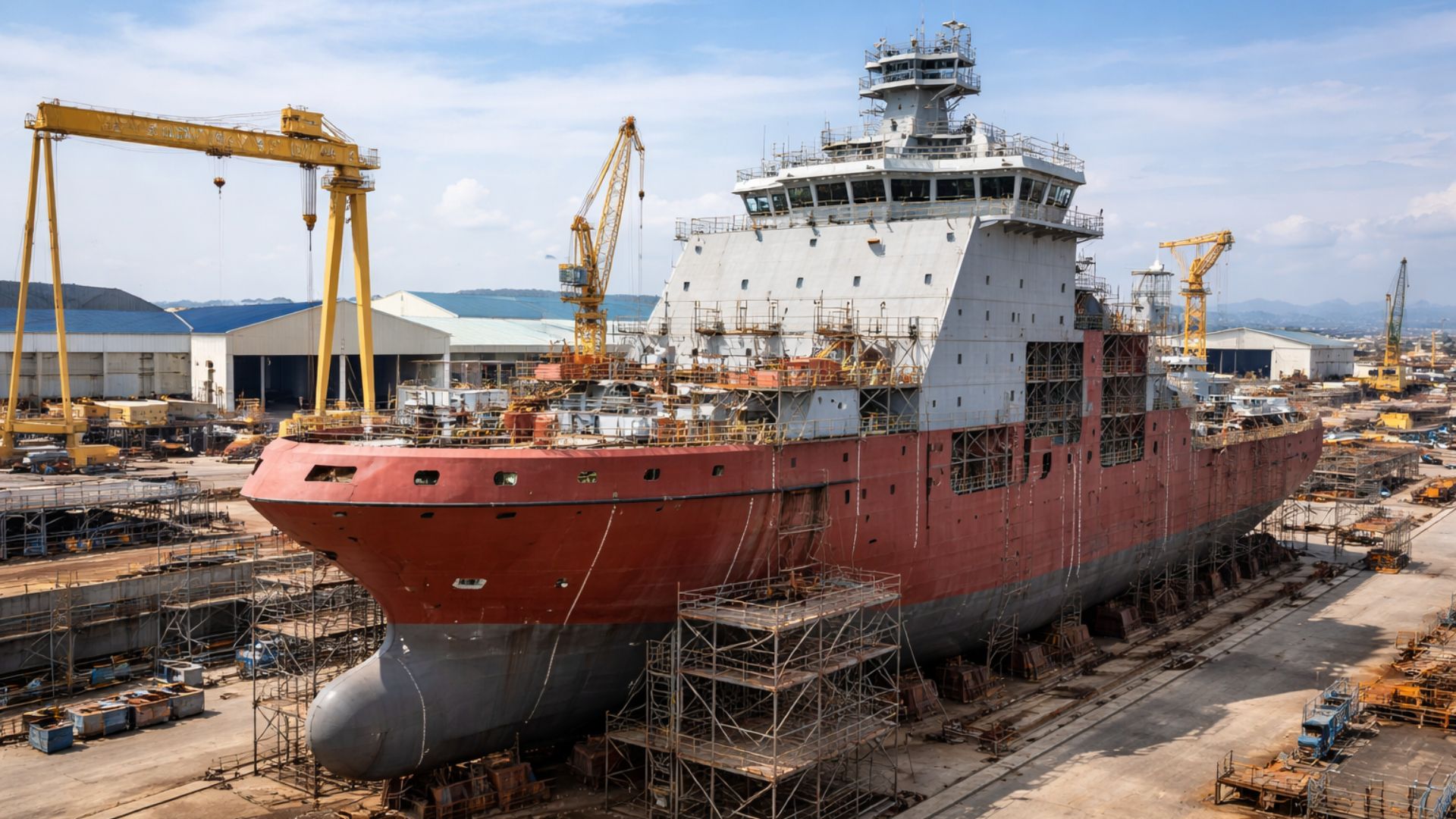 Navegantes (SC) receberá R$ 2,2 bilhões para construir seis navios offshore com tecnologia híbrida e gerar 1,2 mil empregos até 2030.