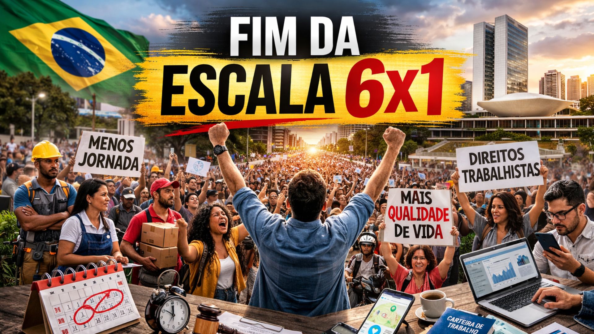 Fim da escala 6x1 e debate sobre jornada de trabalho, produtividade e transição do Bolsa Família no Brasil com impactos legais e sociais.