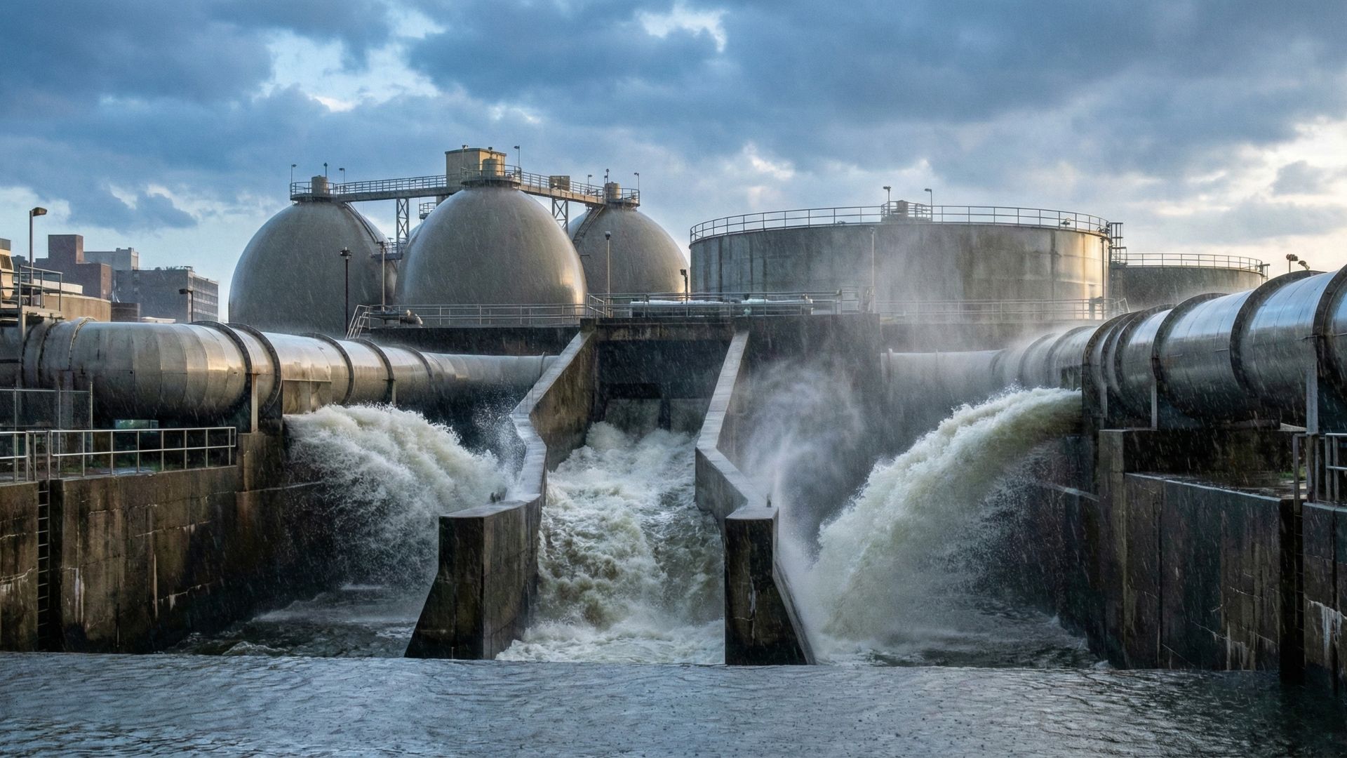 Megaplanta de Nova York processa 720 milhões de galões por dia e transforma esgoto em biogás e gás renovável na rede urbana.