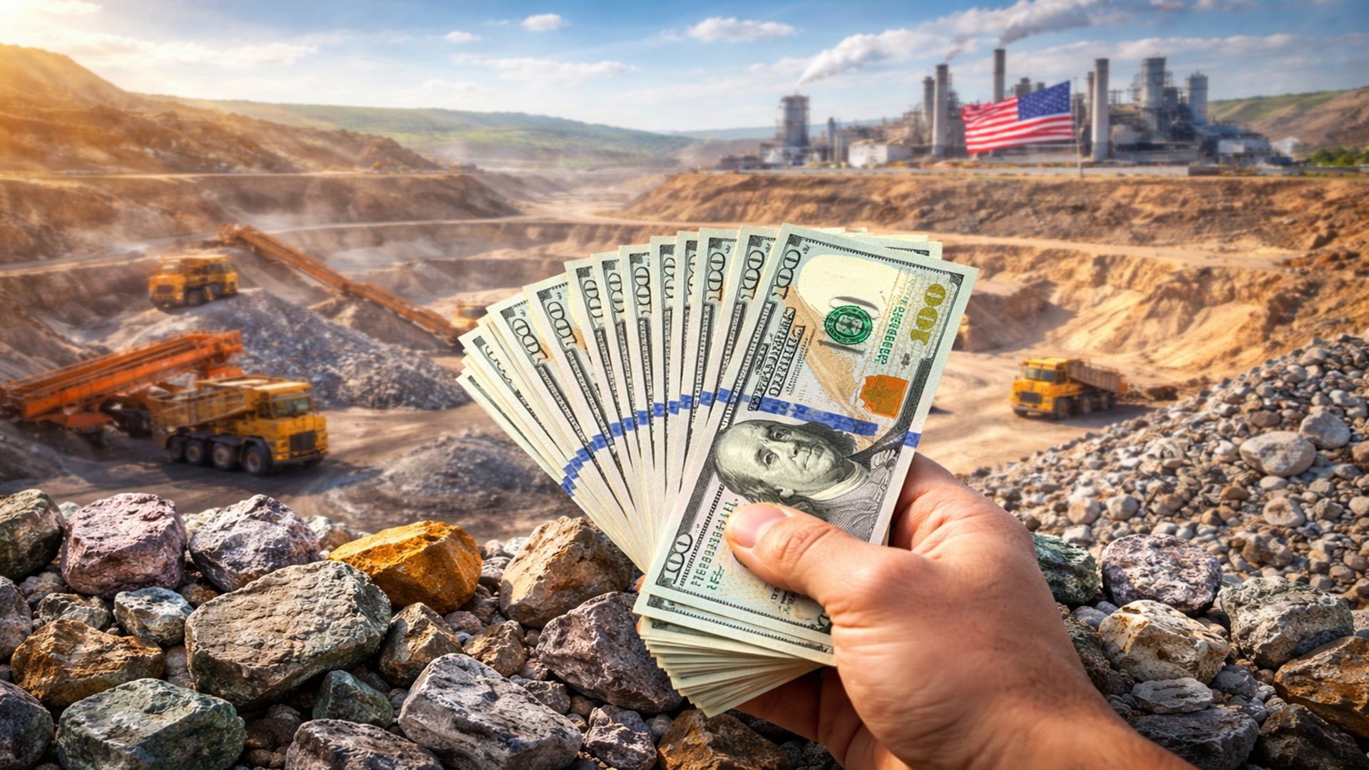 USA Rare Earth planeja produzir 5.000 toneladas de ímãs por ano e desenvolver mina no Texas que pode gerar US$ 400 milhões anuais. Debate cresce sobre ações de terras raras.