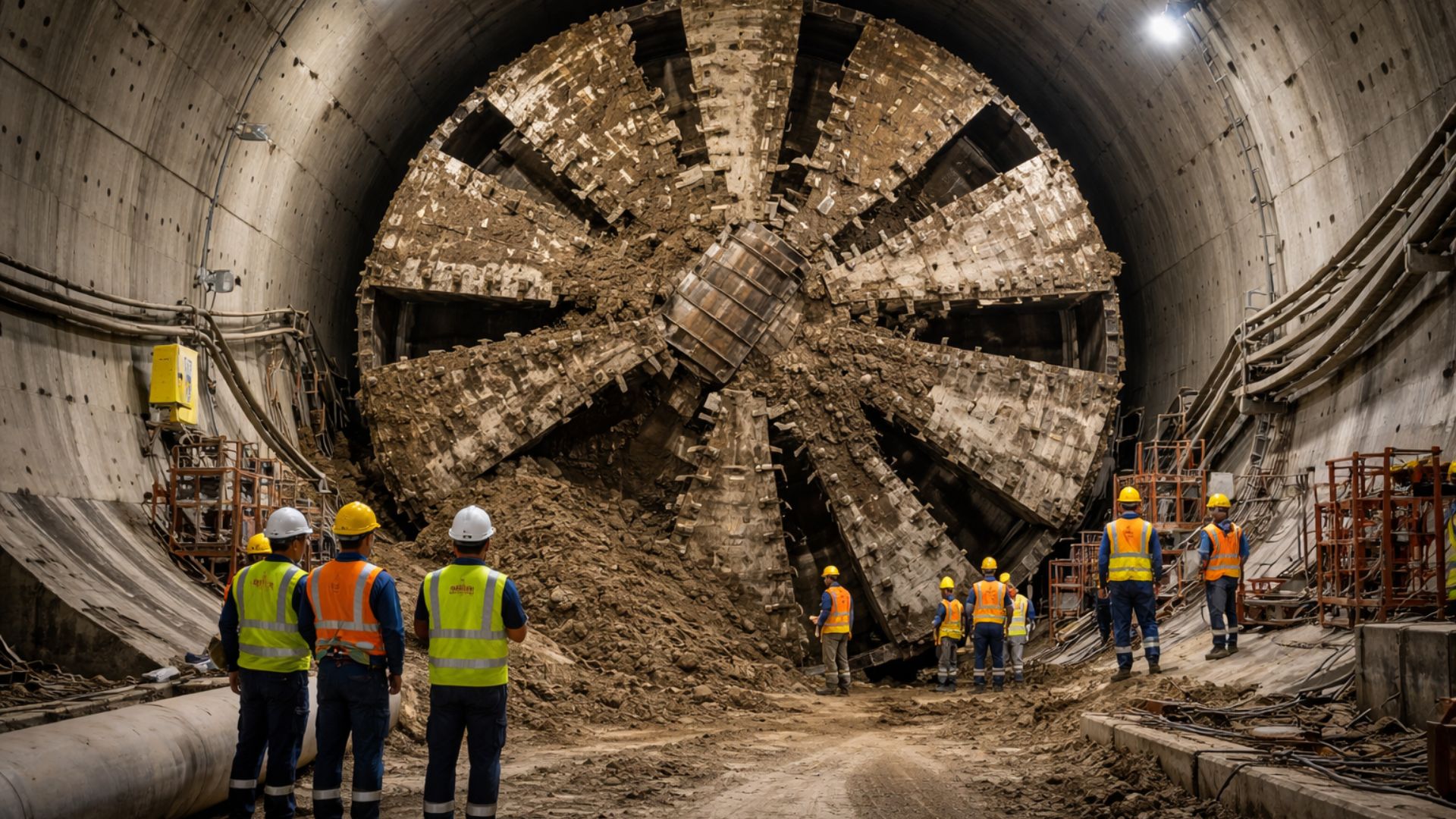 Gigante de 2.600 toneladas chega da China para escavar 7 km de túneis na expansão da Linha 2-Verde do metrô de São Paulo até Guarulhos.