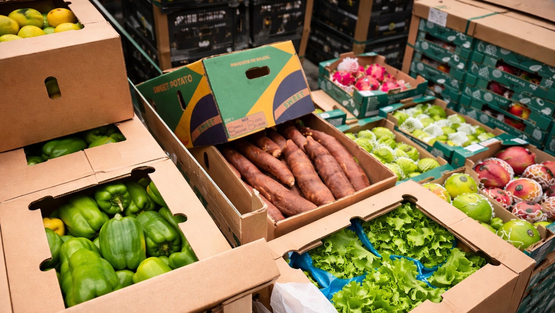 Brasil envia 5 toneladas de hortifrútis em voo direto de Viracopos para a Ilha do Sal, em Cabo Verde, em operação logística inédita.