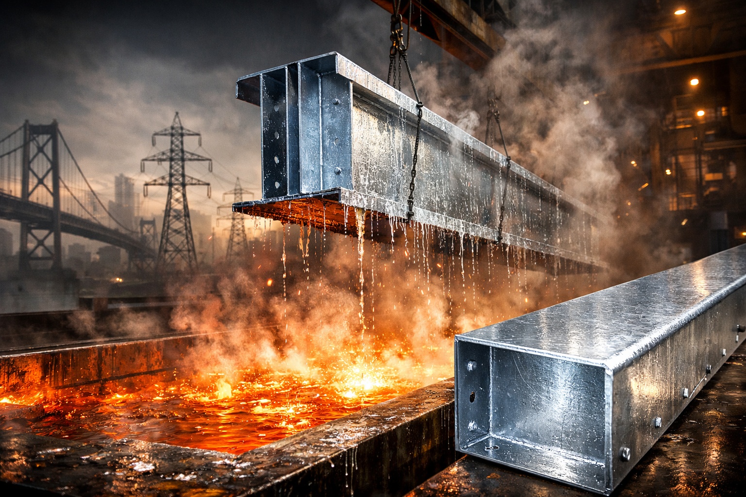 Quase ninguém imagina, mas o aço galvanizado nasceu quando engenheiros descobriram que mergulhar ferro em zinco criava uma camada capaz de impedir ferrugem por décadas, técnica que hoje protege pontes, torres elétricas e estruturas metálicas no mundo inteiro